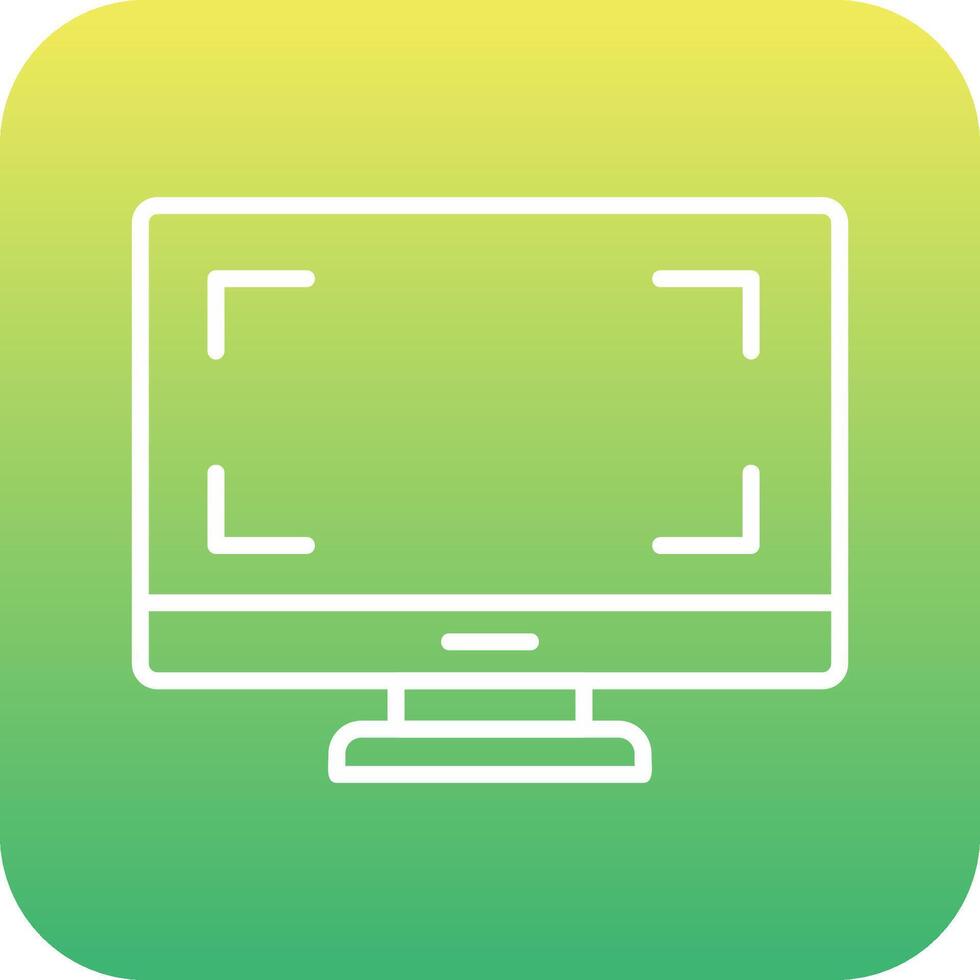 Monitor Vecto Icon vector