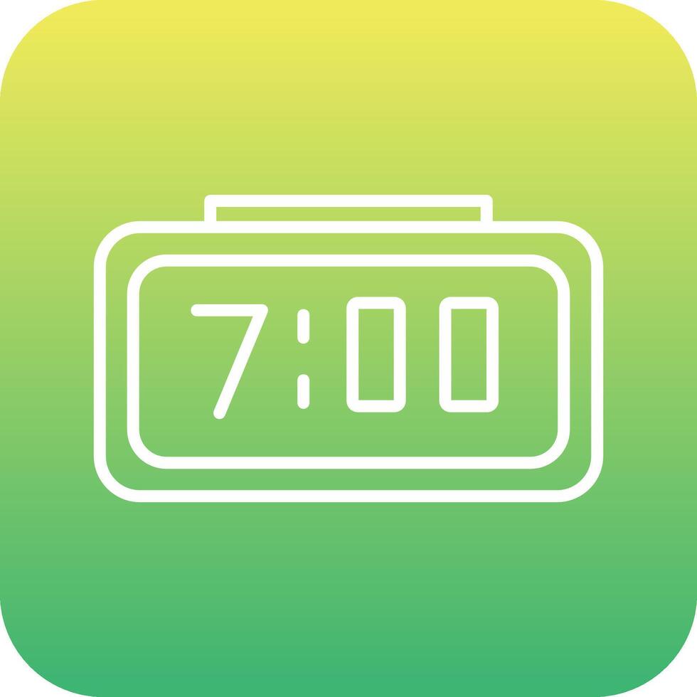 Digital Clock Vecto Icon vector
