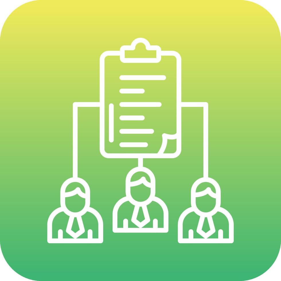 Work distribution Vecto Icon vector