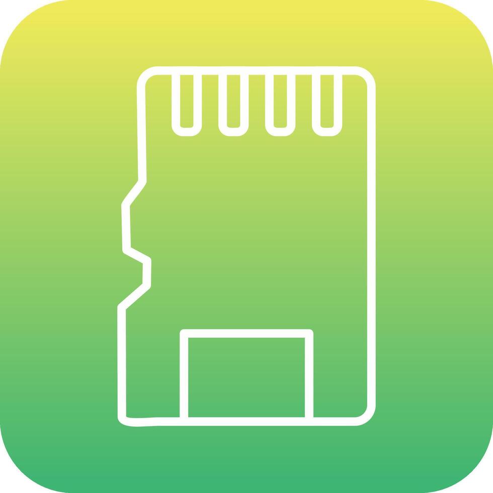 Sd Card Vecto Icon vector