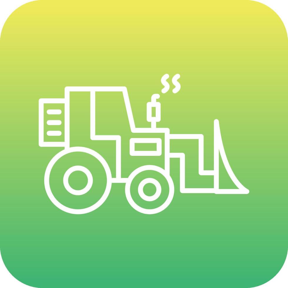 Bulldozer Vecto Icon vector