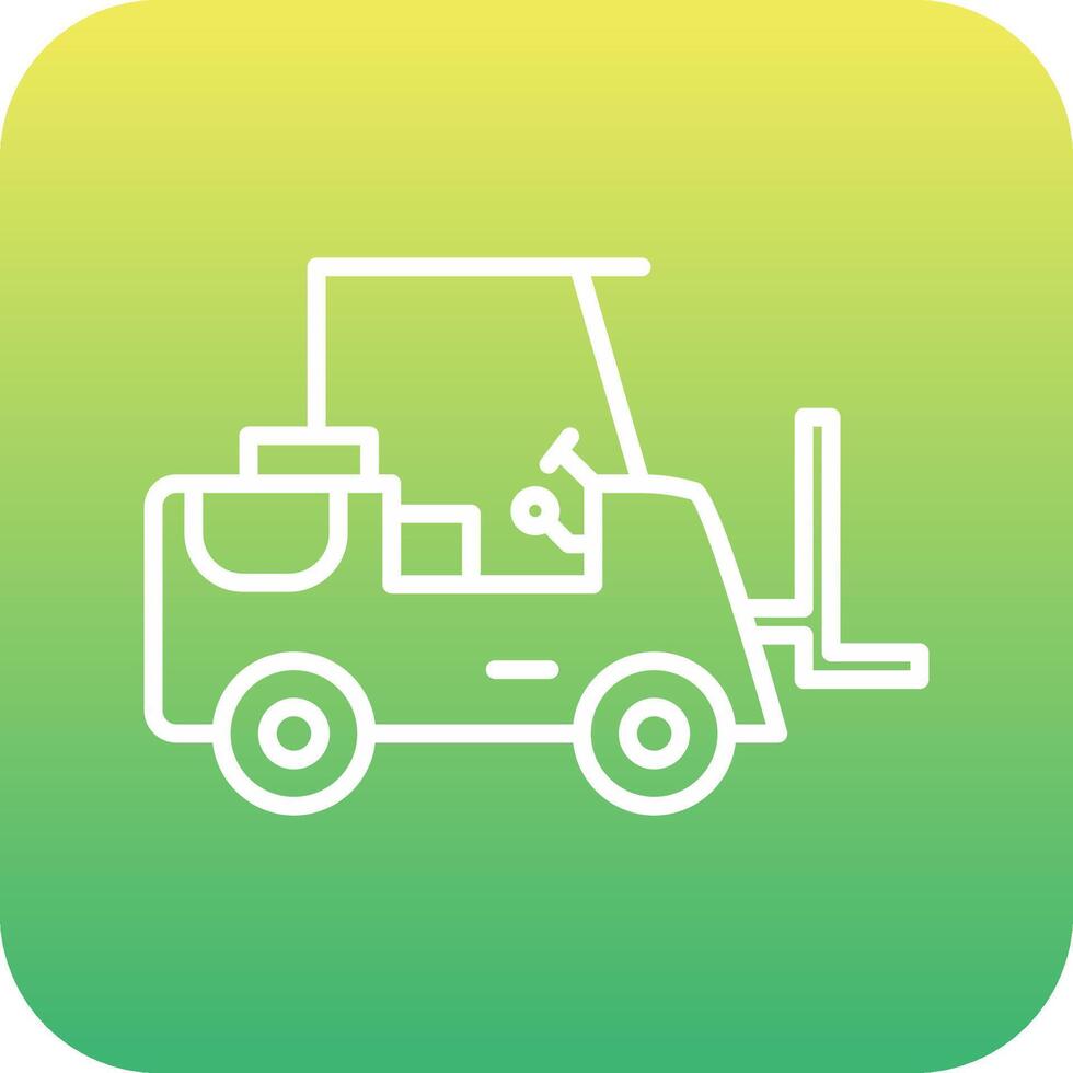 Forklift Vecto Icon vector