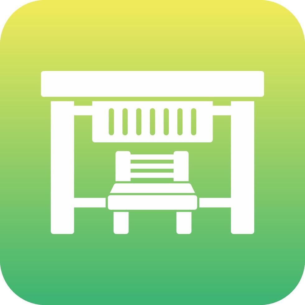 Bus Stop Vecto Icon vector