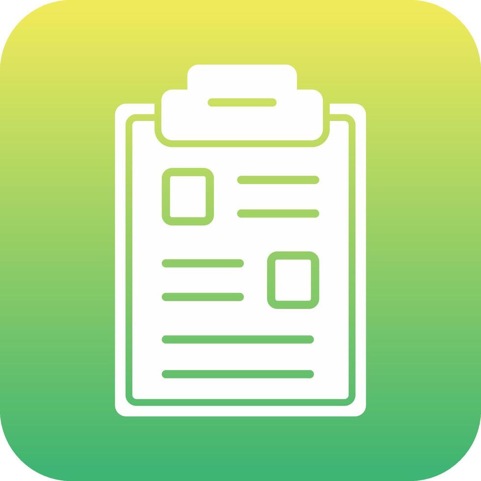 Clipboard Vecto Icon vector