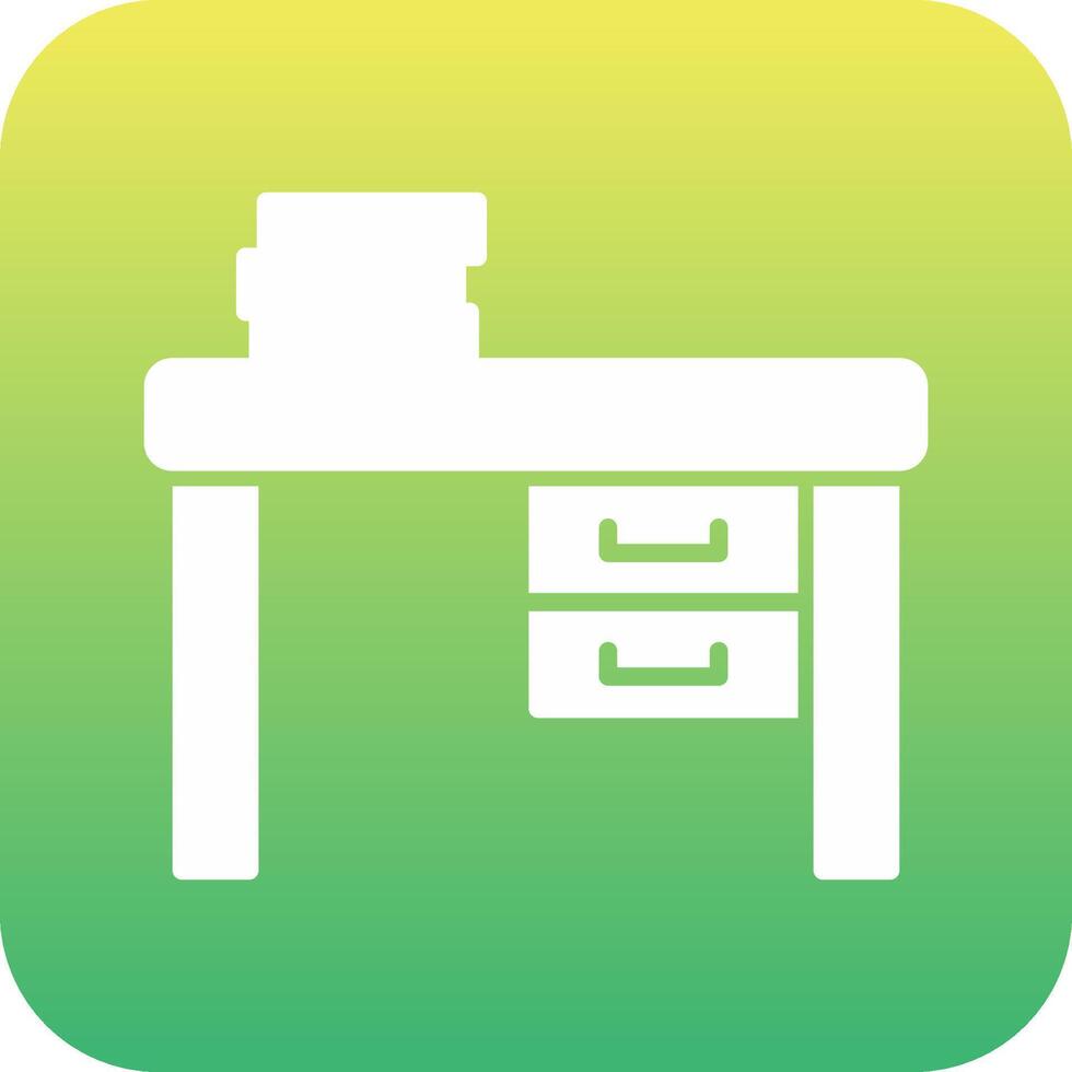 Work Desk Vecto Icon vector