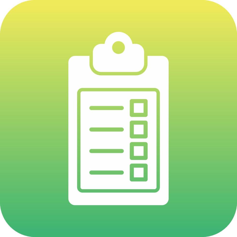 Clipboard Vecto Icon vector