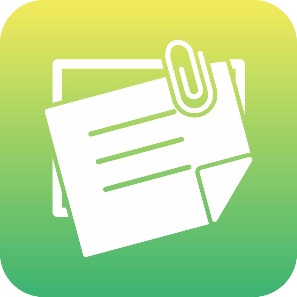 Sticky Notes Vecto Icon vector