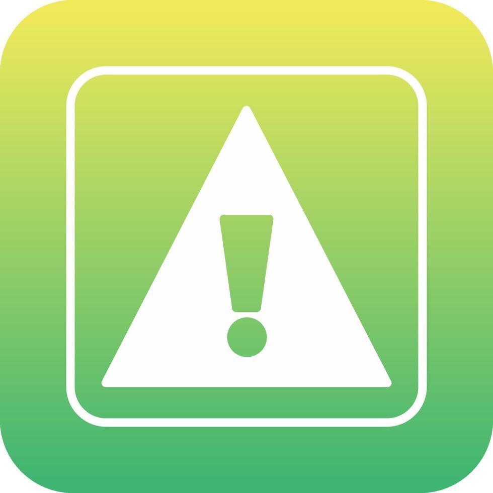 Caution Sign Vecto Icon vector