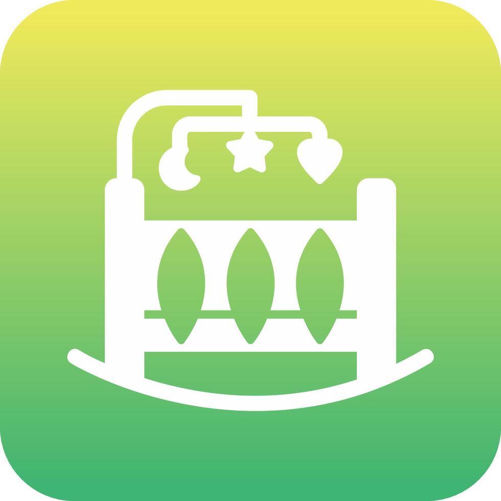 Crib Vecto Icon vector