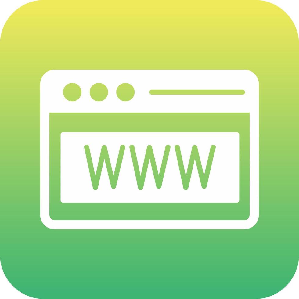 Web Browser Vecto Icon vector