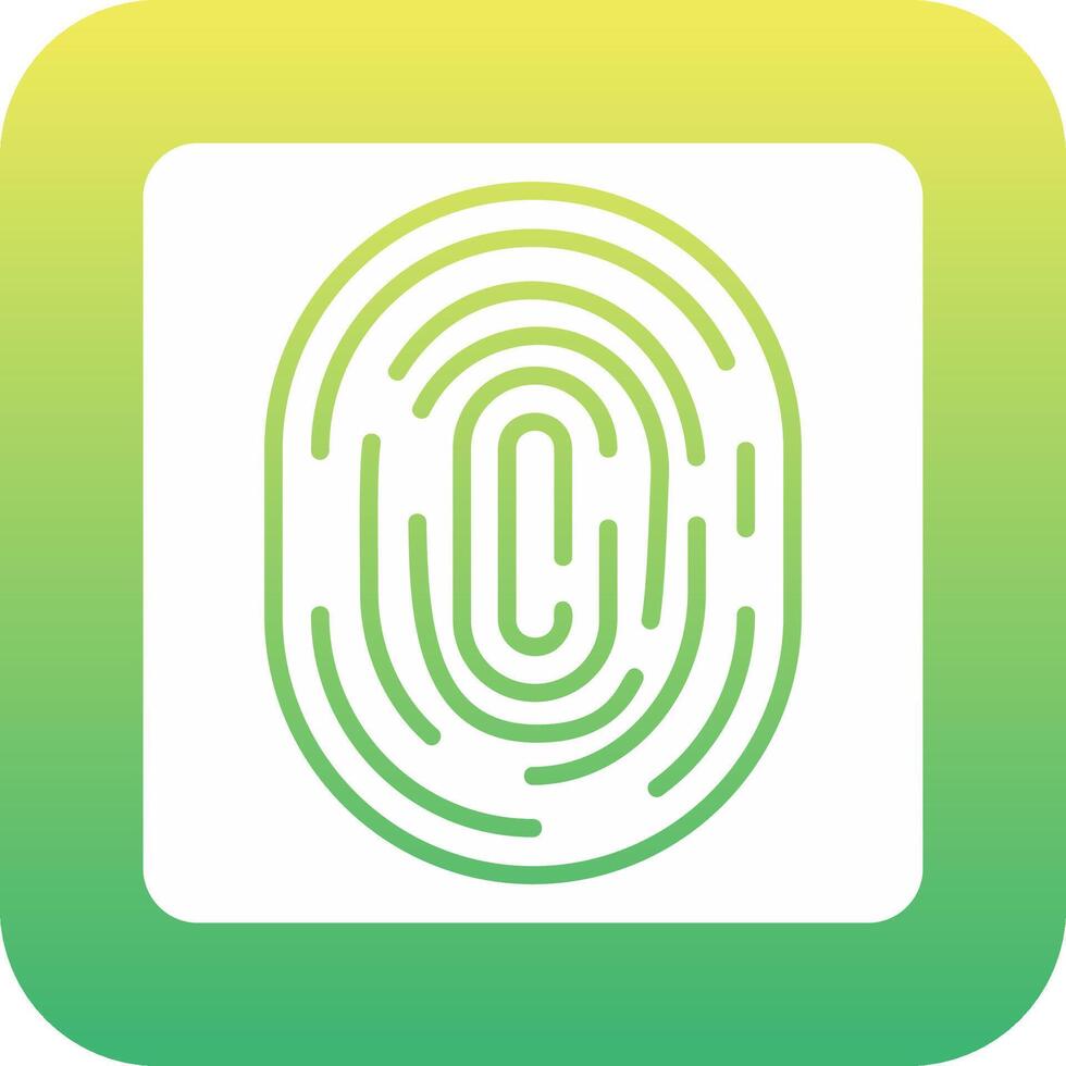 Fingerprint Vecto Icon vector