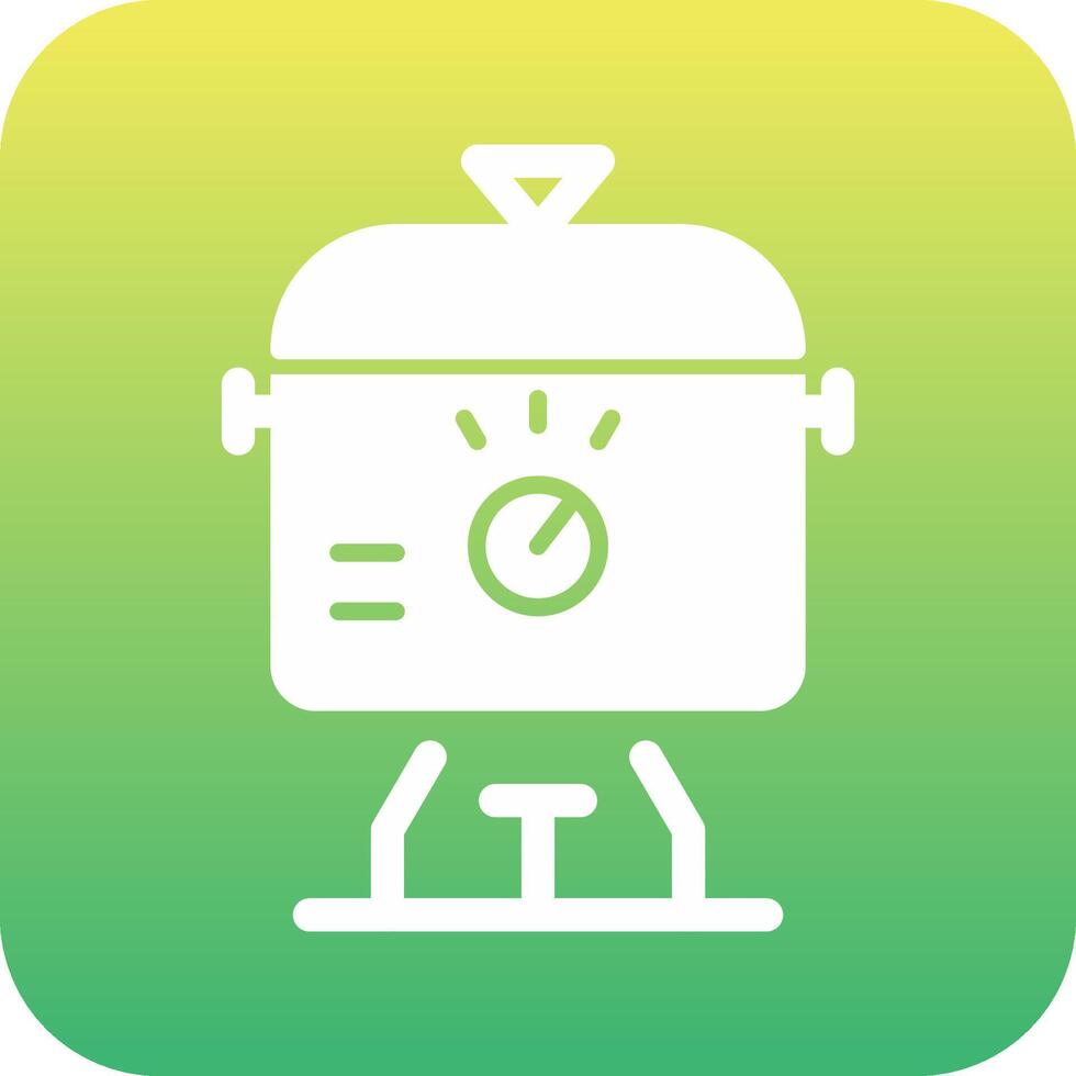 Slow Cooker Vecto Icon vector