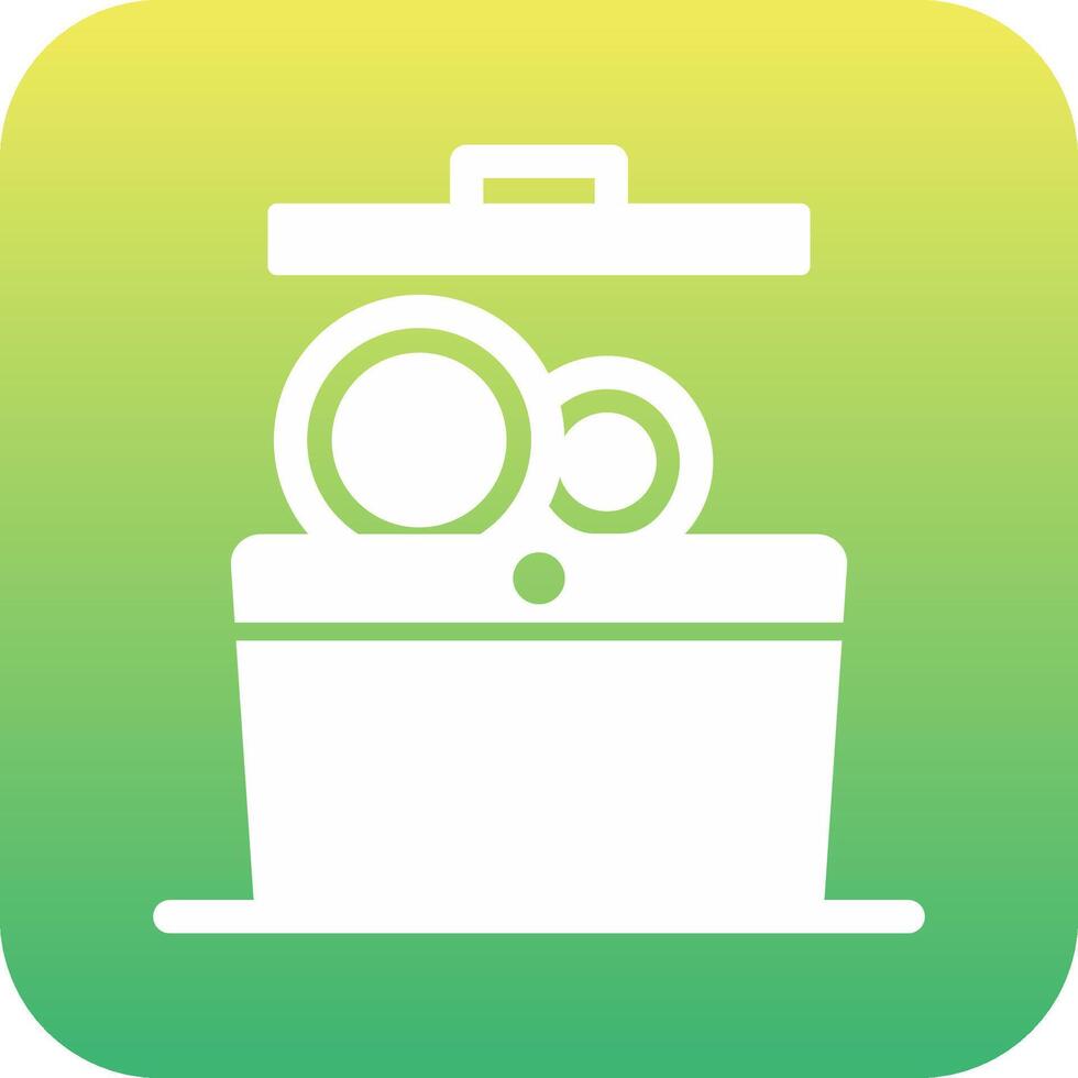 Dish Washer Vecto Icon vector