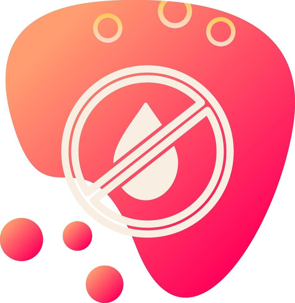 No Water Vecto Icon vector