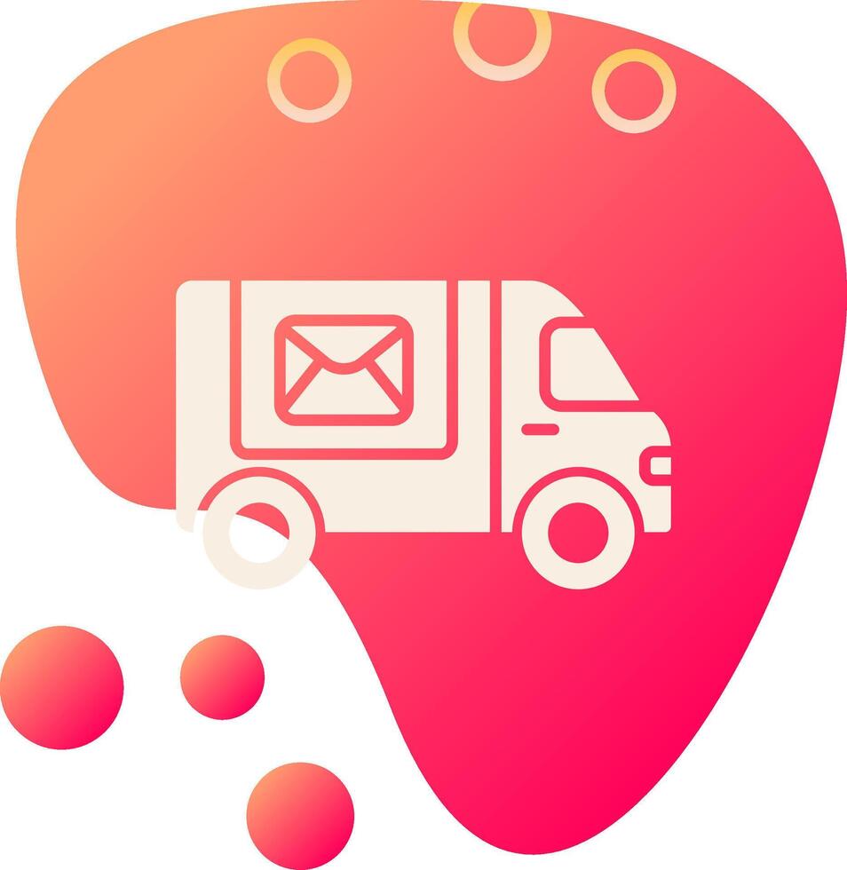 Postal Delivery Vecto Icon vector