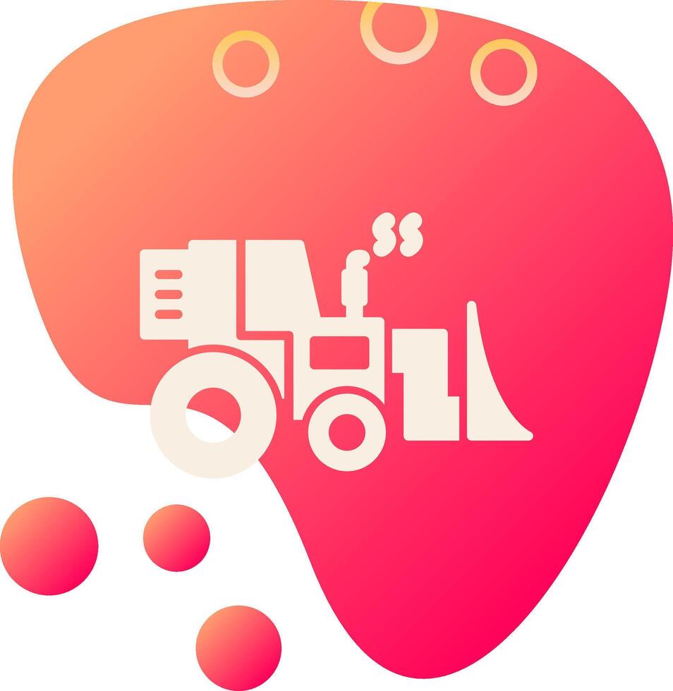 Bulldozer Vecto Icon vector