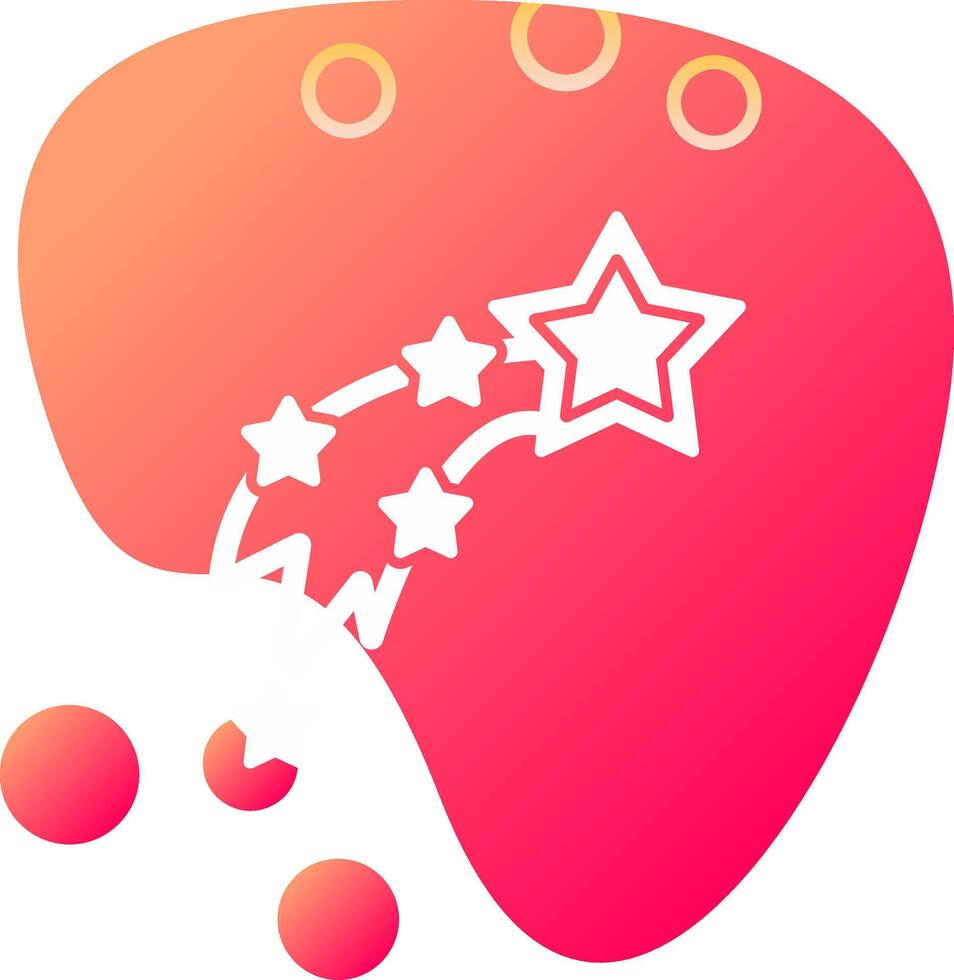 Shooting Stars Vecto Icon vector