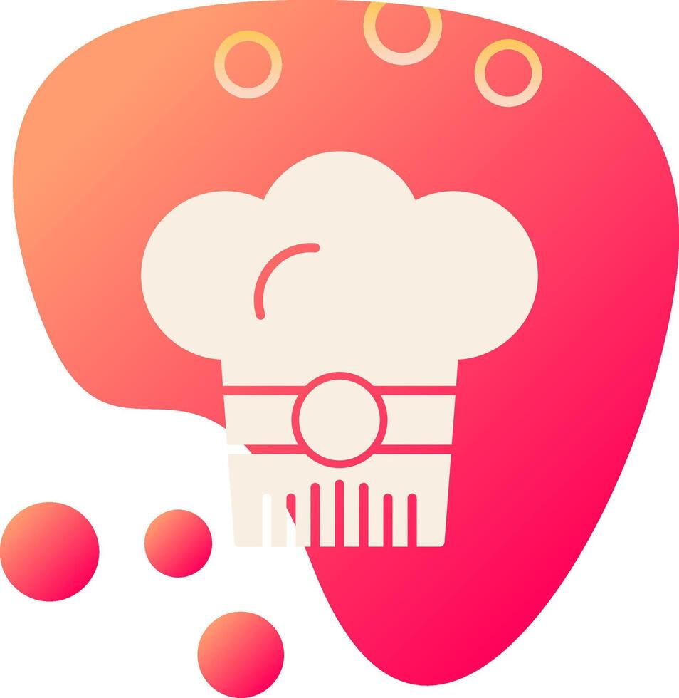 cocinero sombrero vecto icono vector