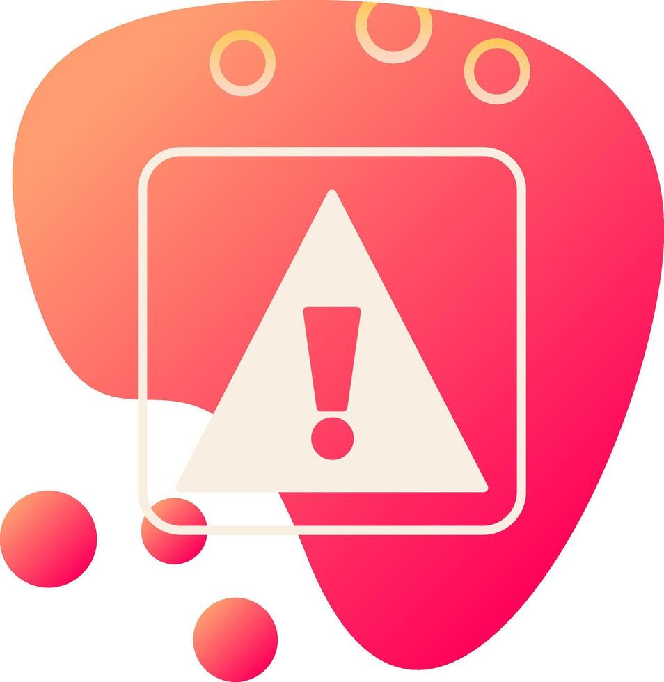 Caution Sign Vecto Icon vector