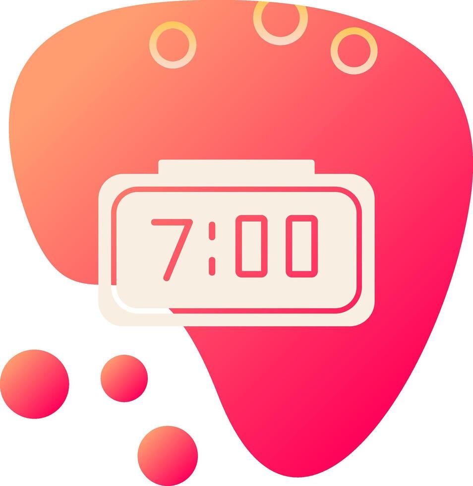 Digital Clock Vecto Icon vector