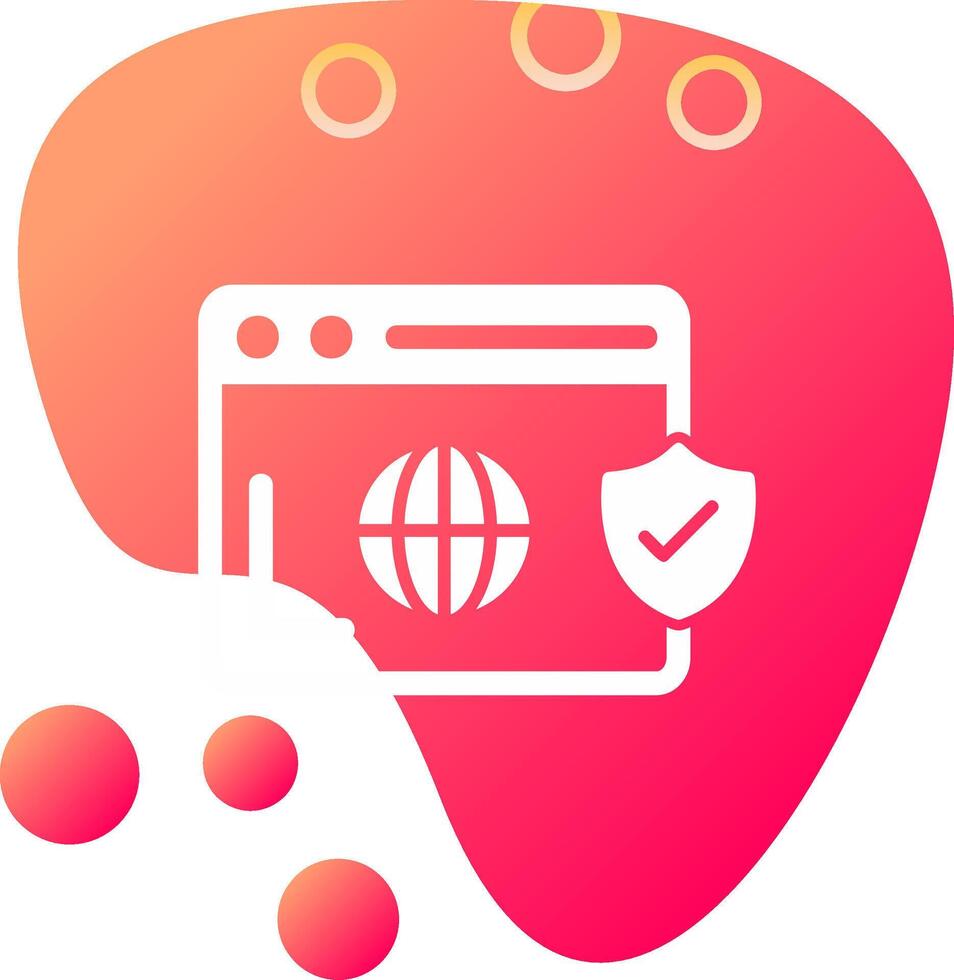 Secure  Browser Vecto Icon vector