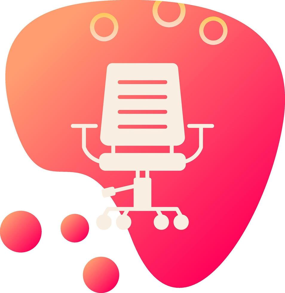 Office Chair Vecto Icon vector