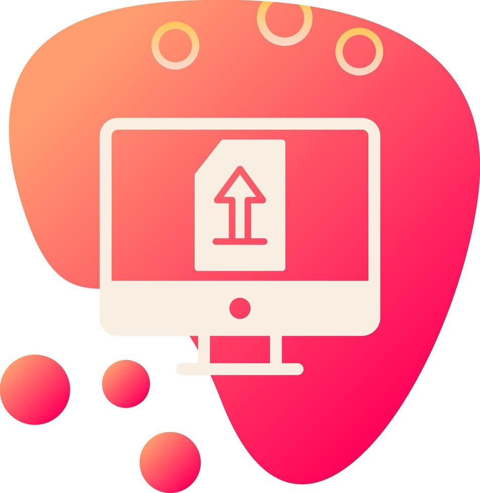 Upload File Vecto Icon vector