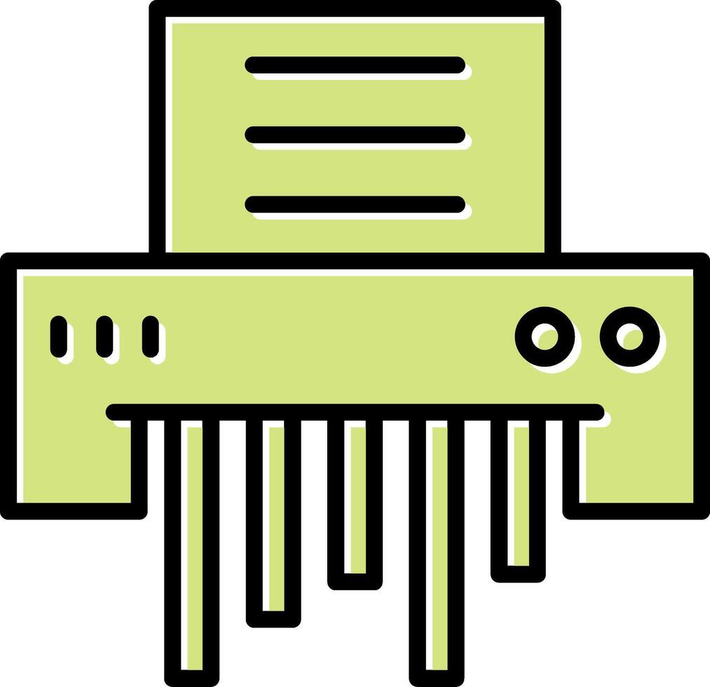 Paper Shredder Vecto Icon vector