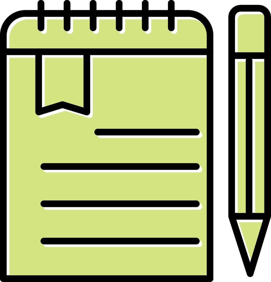 Note Book Vecto Icon vector