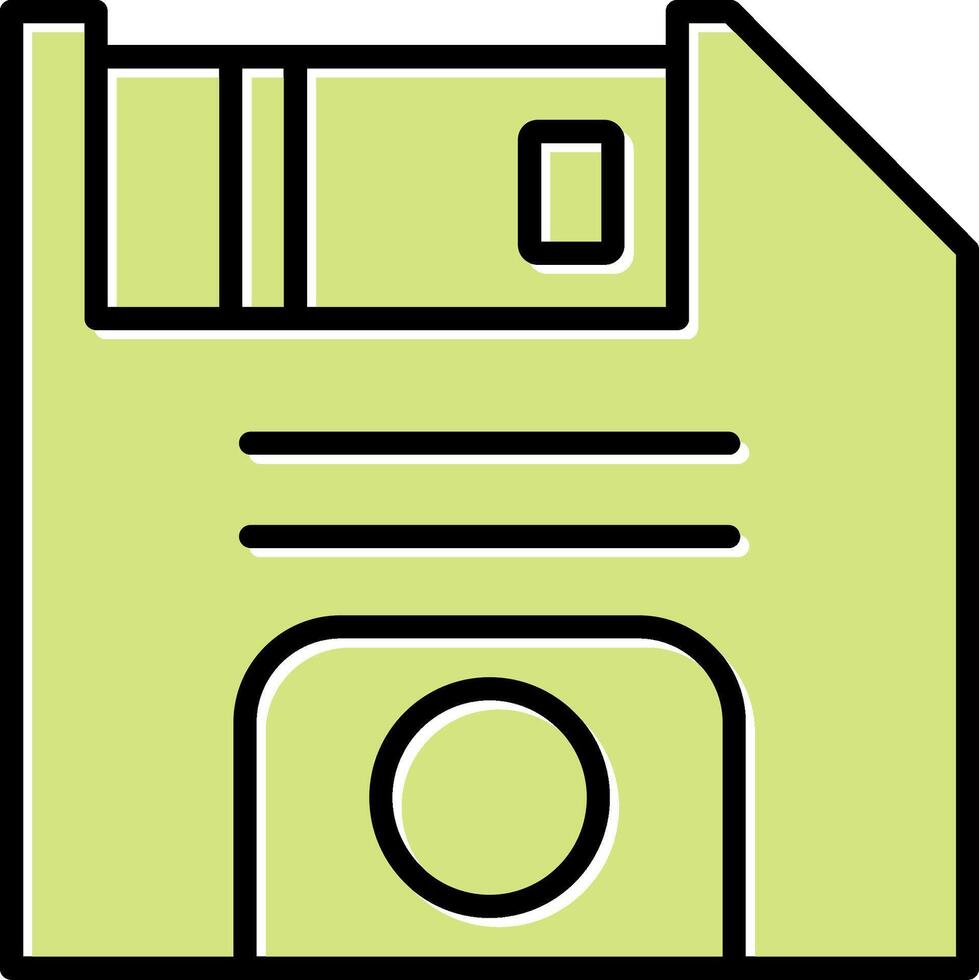 Floppy Disk Vecto Icon vector