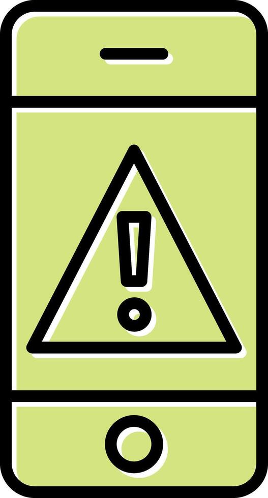 Mobile Alert Vecto Icon vector