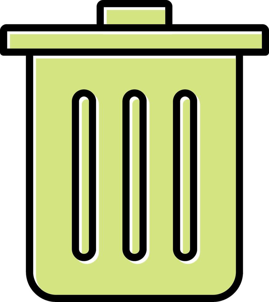 Dustbin Vecto Icon vector