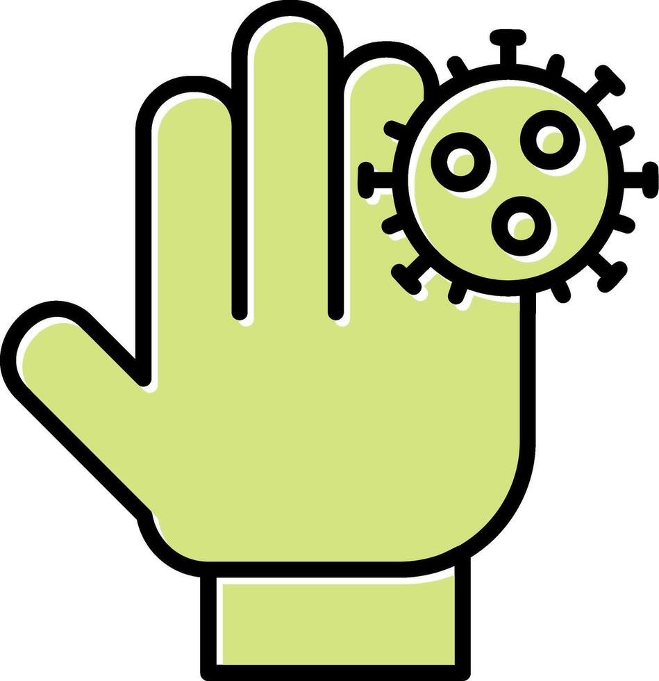 Dirty Hands Vecto Icon vector