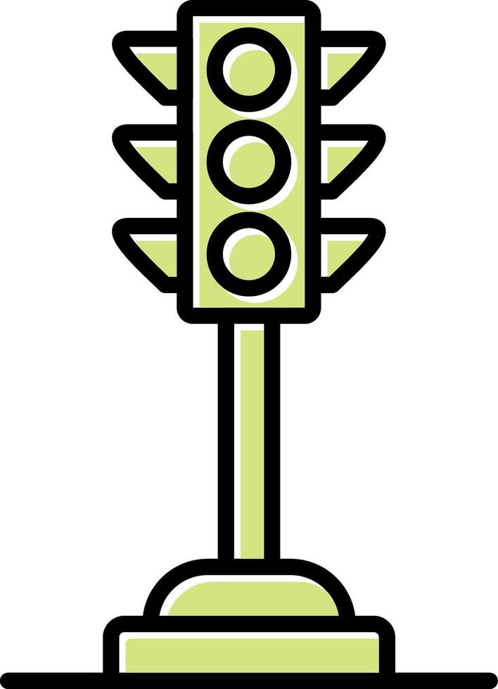 Traffic light Vecto Icon vector