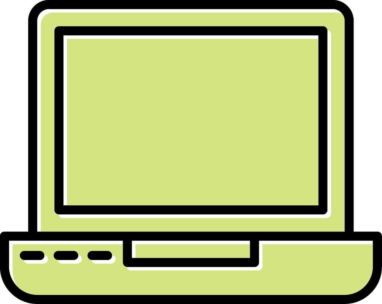 ordenador portátil vecto icono vector