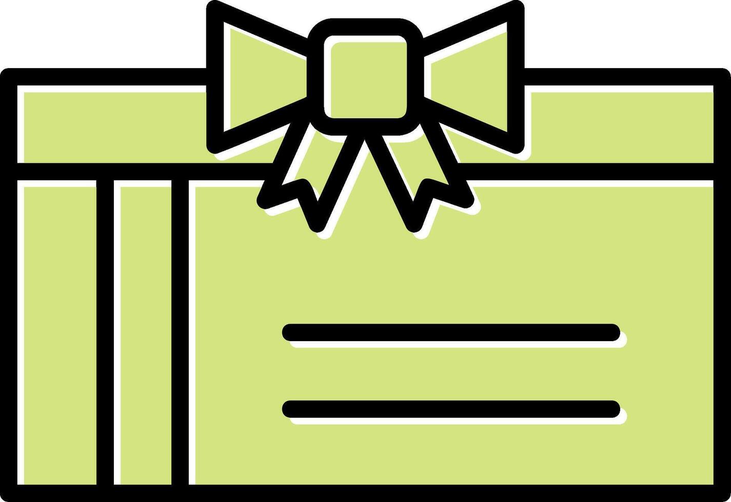 Gift Card Vecto Icon vector
