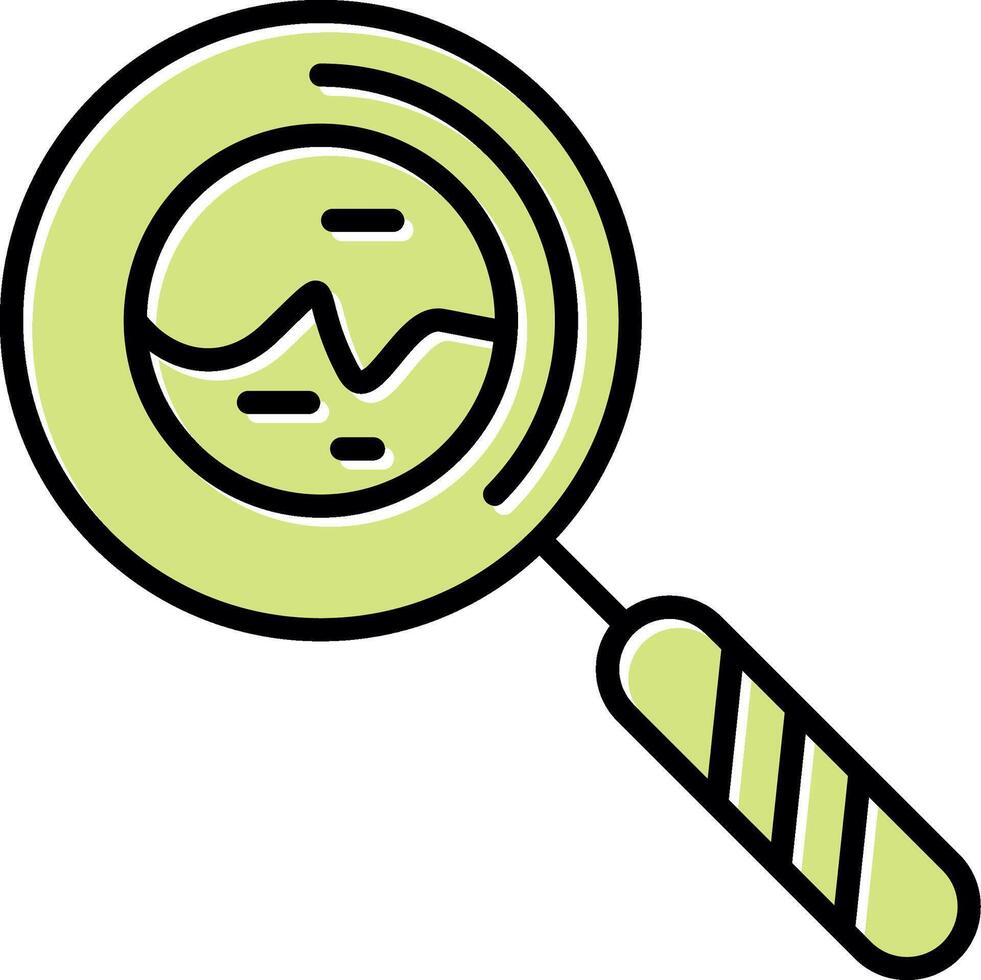 Magnifying Lens Vecto Icon vector