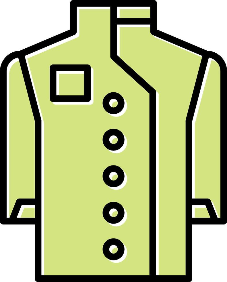 Chef Coat Vecto Icon vector
