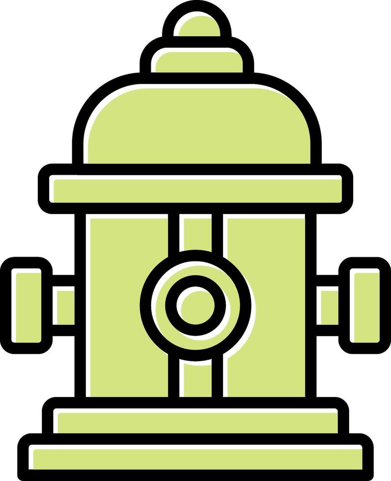Fire Hydrant Vecto Icon vector