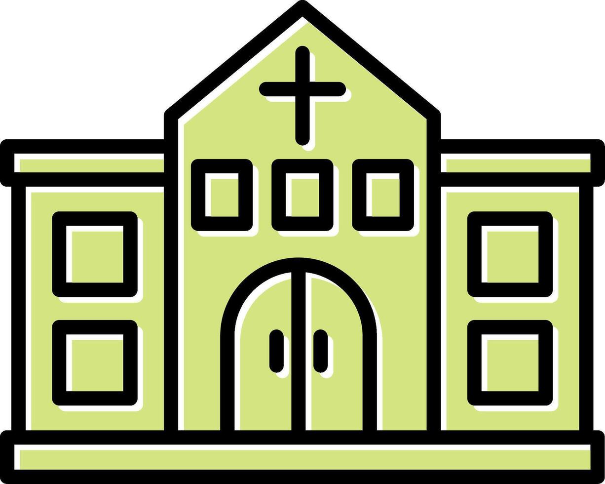 Iglesia vecto icono vector