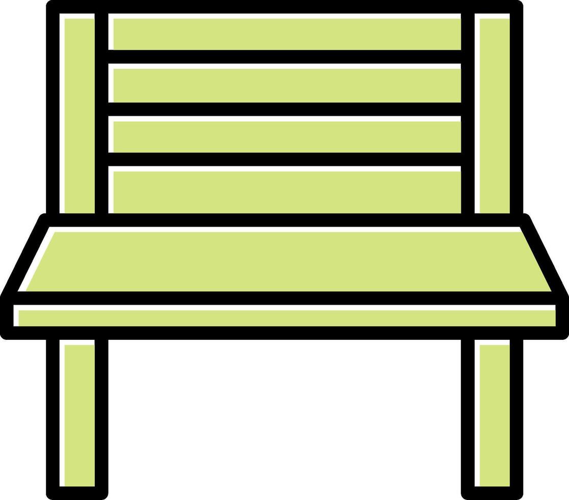 Bench Vecto Icon vector