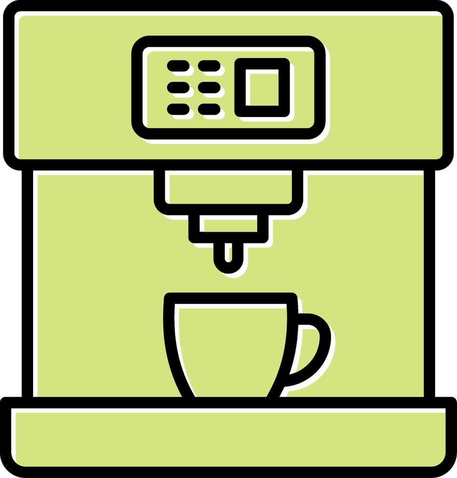 Coffee Machine Vecto Icon vector