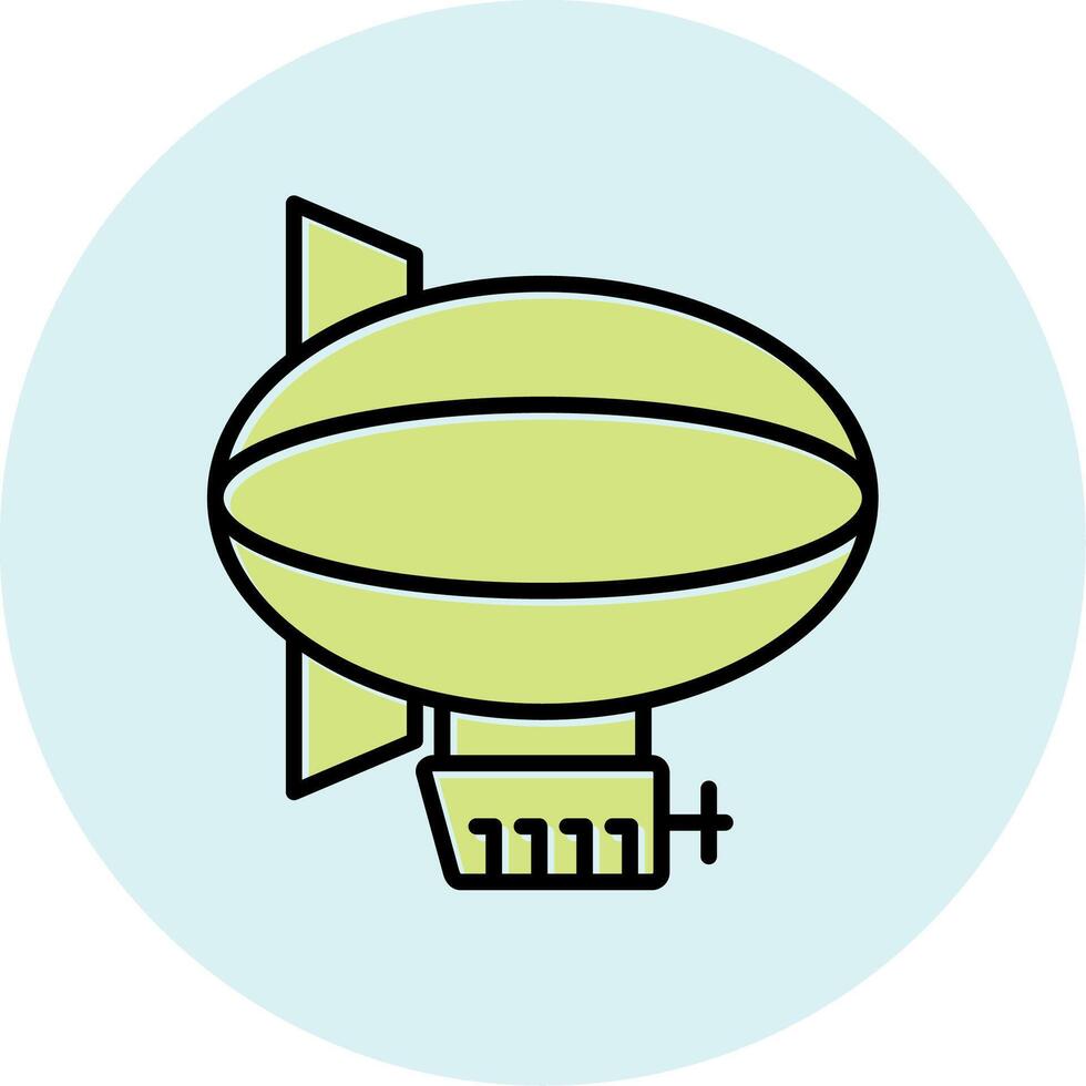 dirigible vecto icono vector