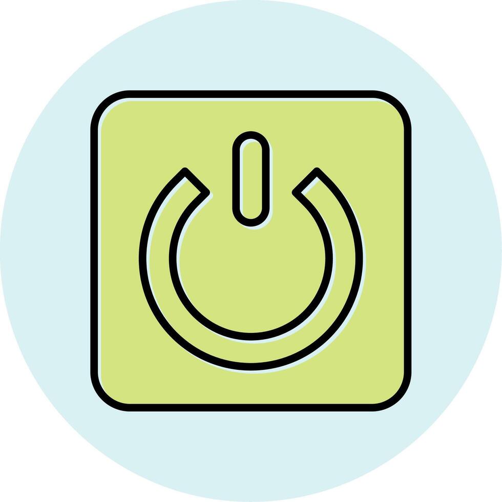Power Button Vecto Icon vector