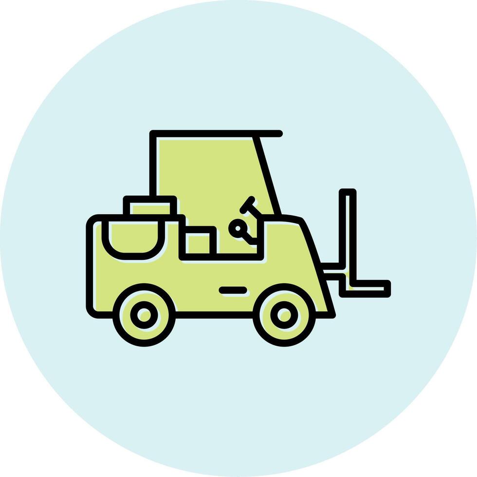 Forklift Vecto Icon vector