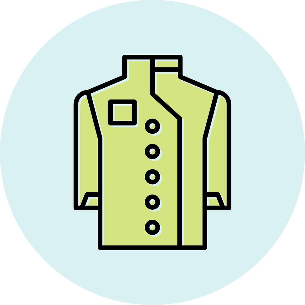 Chef Coat Vecto Icon vector
