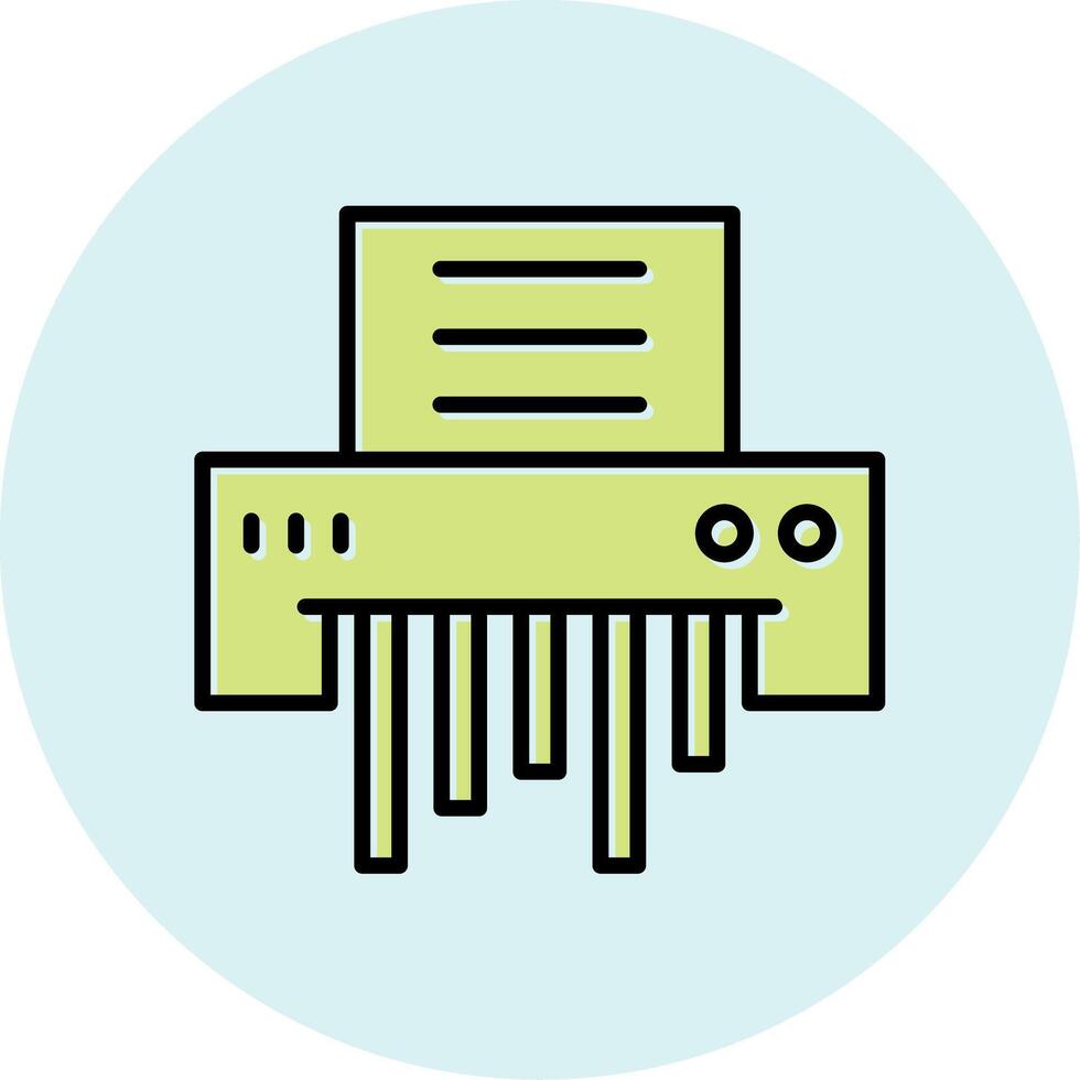 Paper Shredder Vecto Icon vector