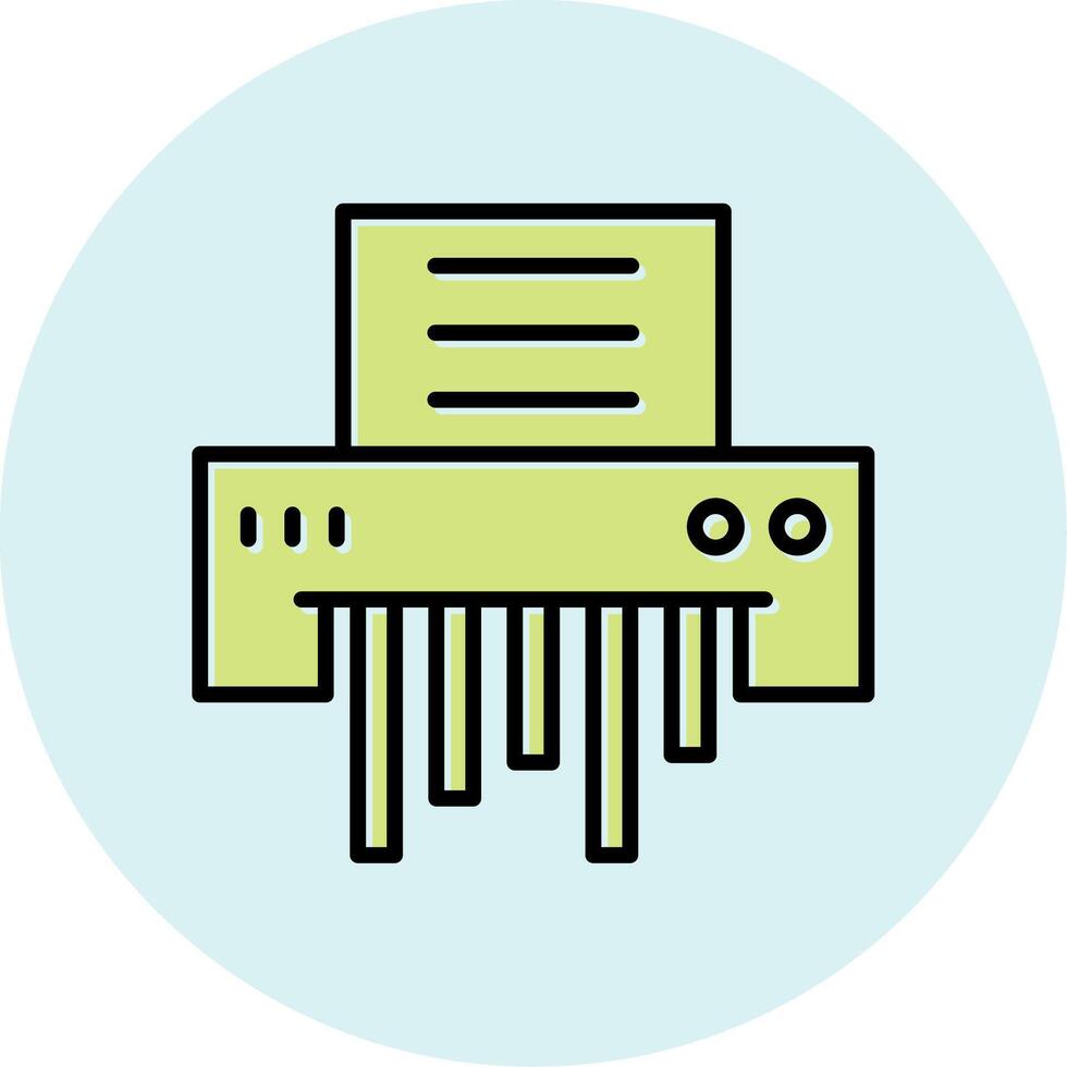 Paper Shredder Vecto Icon vector