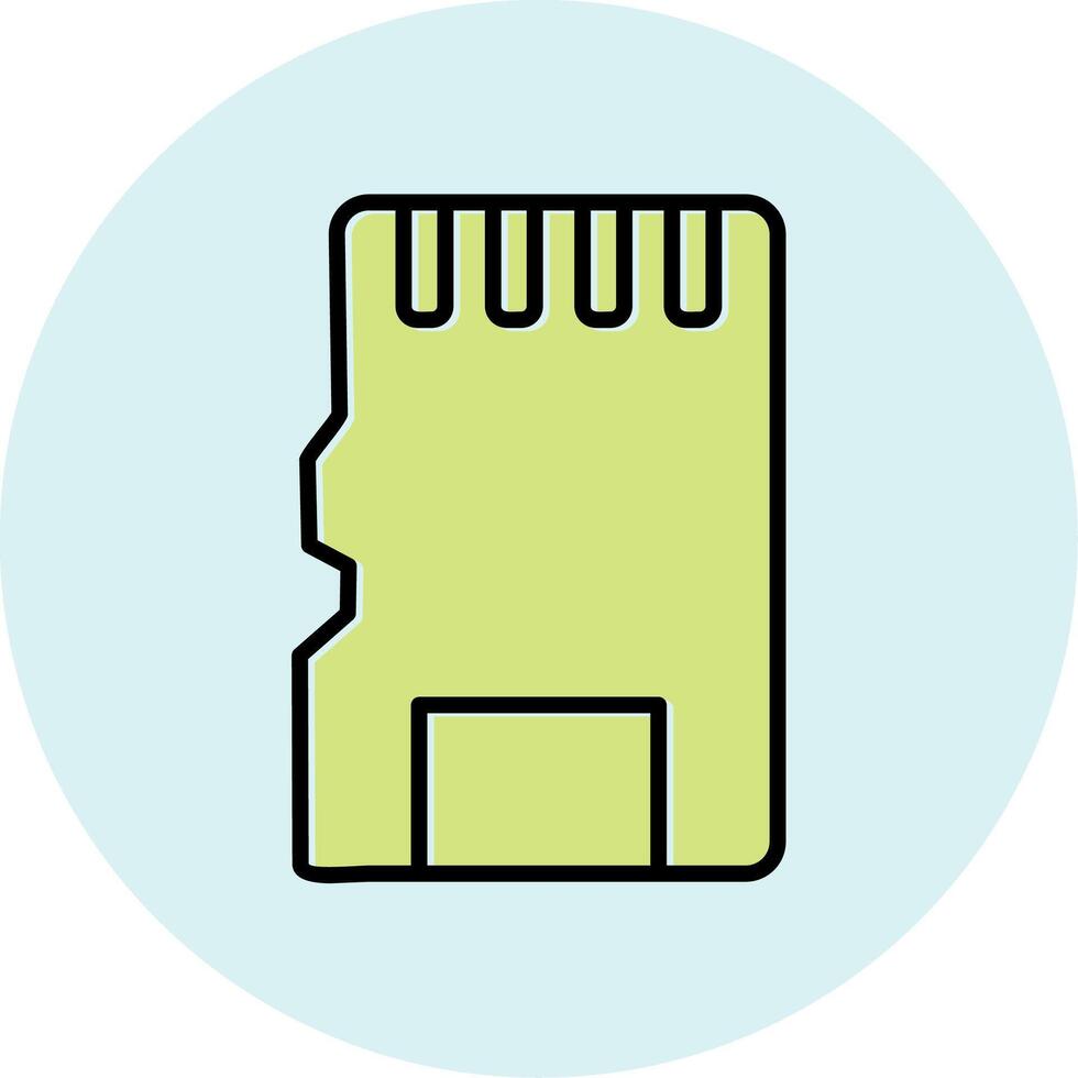 Sd Card Vecto Icon vector