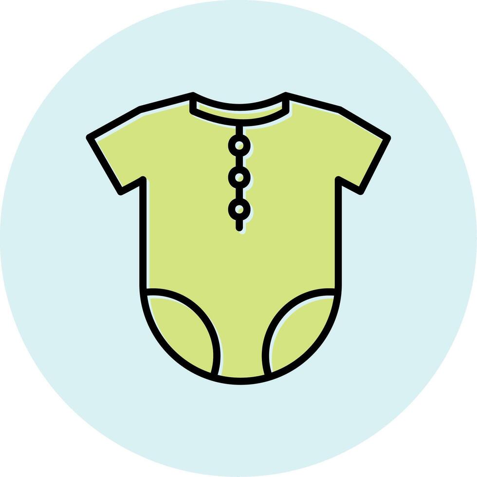 Baby Outfit Vecto Icon vector